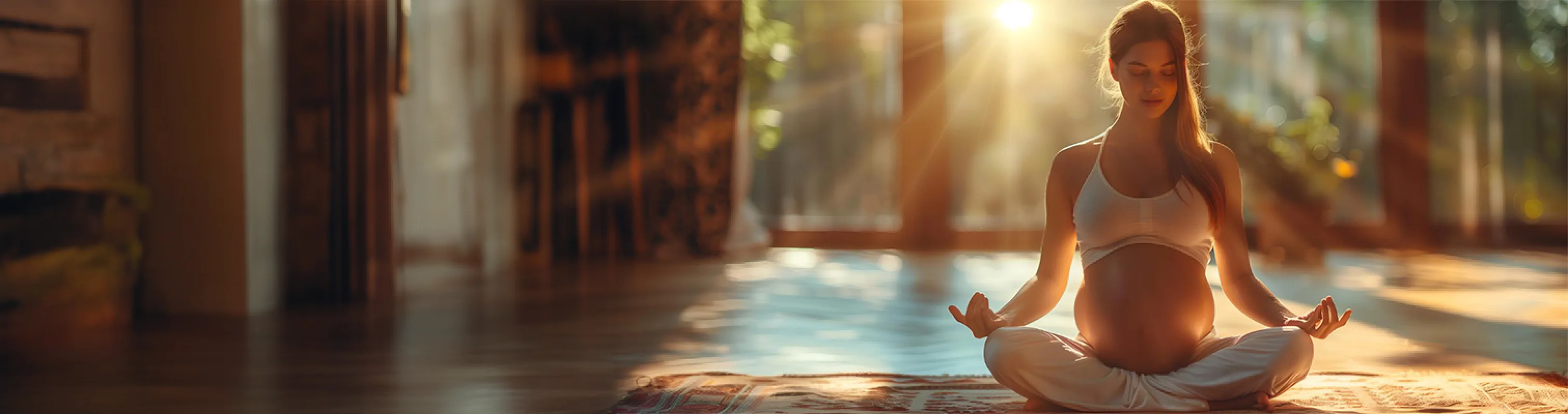 Prenatal yoga background image